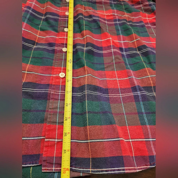 🤴👔 Plaid long sleeve button down shirt in size XXLT - Picture 3 of 16